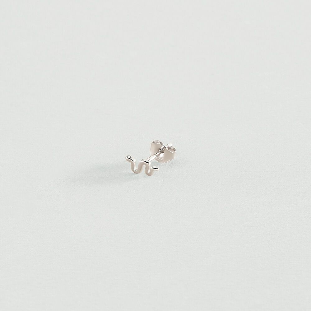 Piercing puce VIPER - Argenté - Bijoux sans pierre  | Agatha