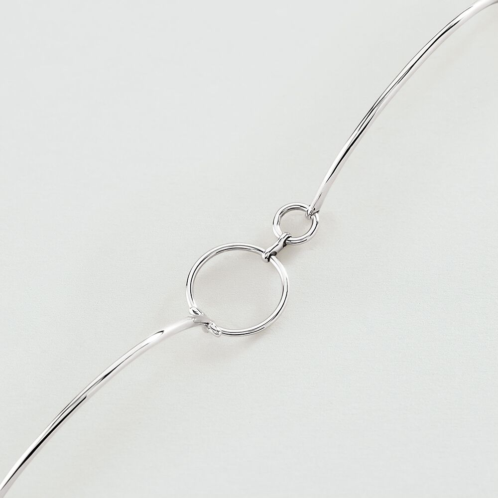 Jonc PHILRING - Argenté - Bracelets fantaisie  | Agatha