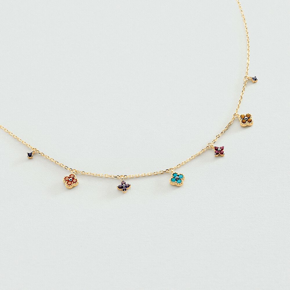 Collier ras du cou BELOVED - Multicolore / Doré - Colliers  | Agatha