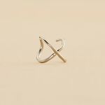 Piercing ear cuff CRUZADO - Argenté - Piercings  | Agatha