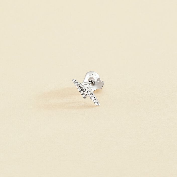 Piercing puce ECLAIR - Cristal / Argenté - Piercings  | Agatha