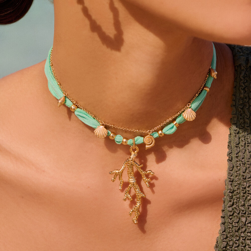 Pendentif ILIOS - Dor&eacute; - Bijoux sans pierre  | Agatha