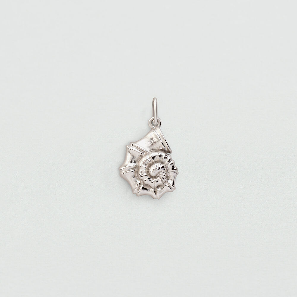 Pendentif COQUILLAGE TALISMANS - Argent&eacute; - Calypso  | Agatha