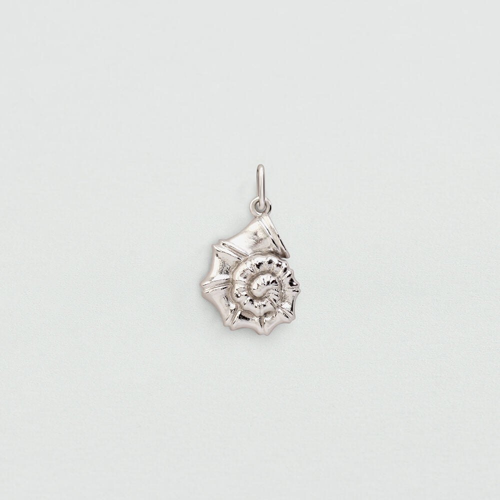 Pendentif COQUILLAGE TALISMANS - Argent&eacute; - Calypso  | Agatha