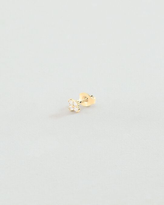 Piercing puce DAISY - Cristal / Doré - Piercings  | Agatha Piercing puce DAISY - Cristal / Doré - Piercings  | Agatha