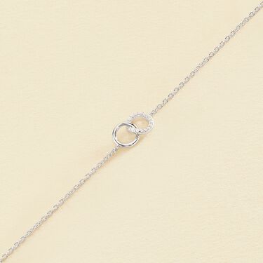 Bracelet souple RONDOU - Cristal / Argenté - Bracelets  | Agatha