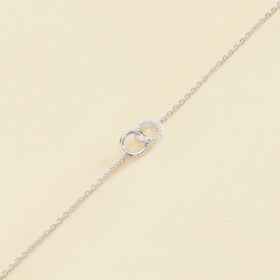 Bracelet souple RONDOU - Cristal / Argenté - Bracelets  | Agatha