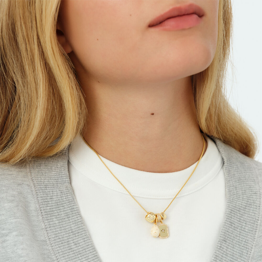 Pendentif STOPPER LUCKY - Dor&eacute; - Bijoux  | Agatha