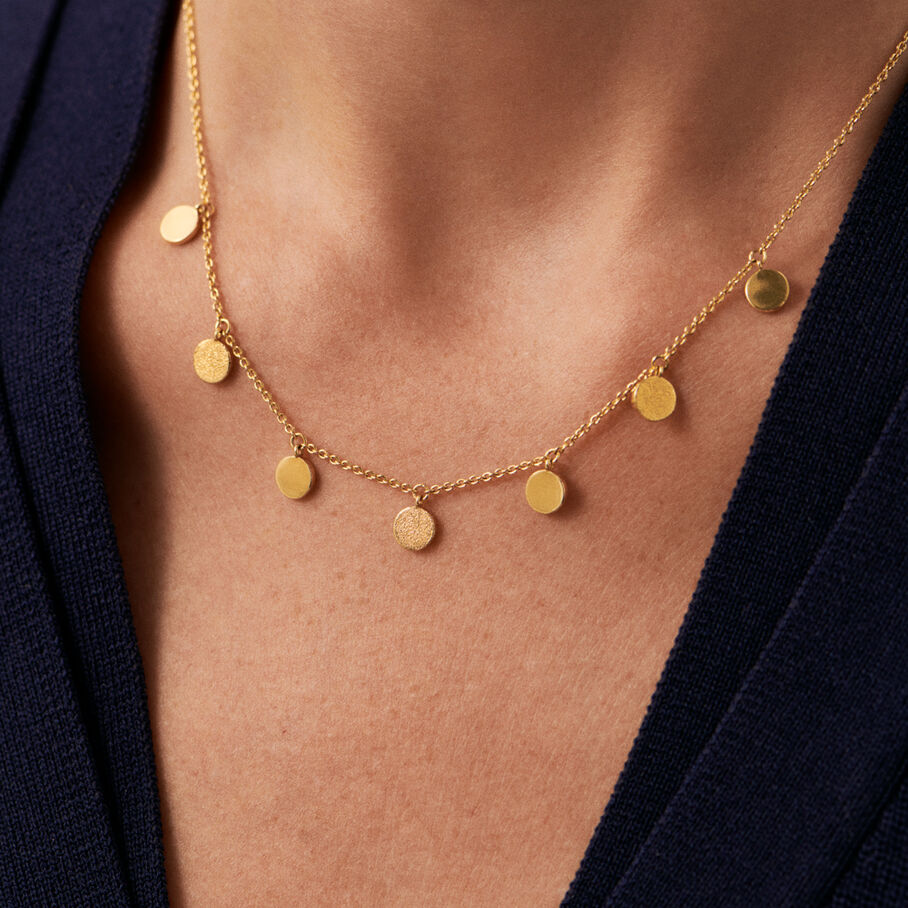 Collier ras du cou O'SOLEIL - Doré - Colliers  | Agatha