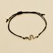 Bracelet cordon SNAKY - Doré / Noir - Bracelets  | Agatha