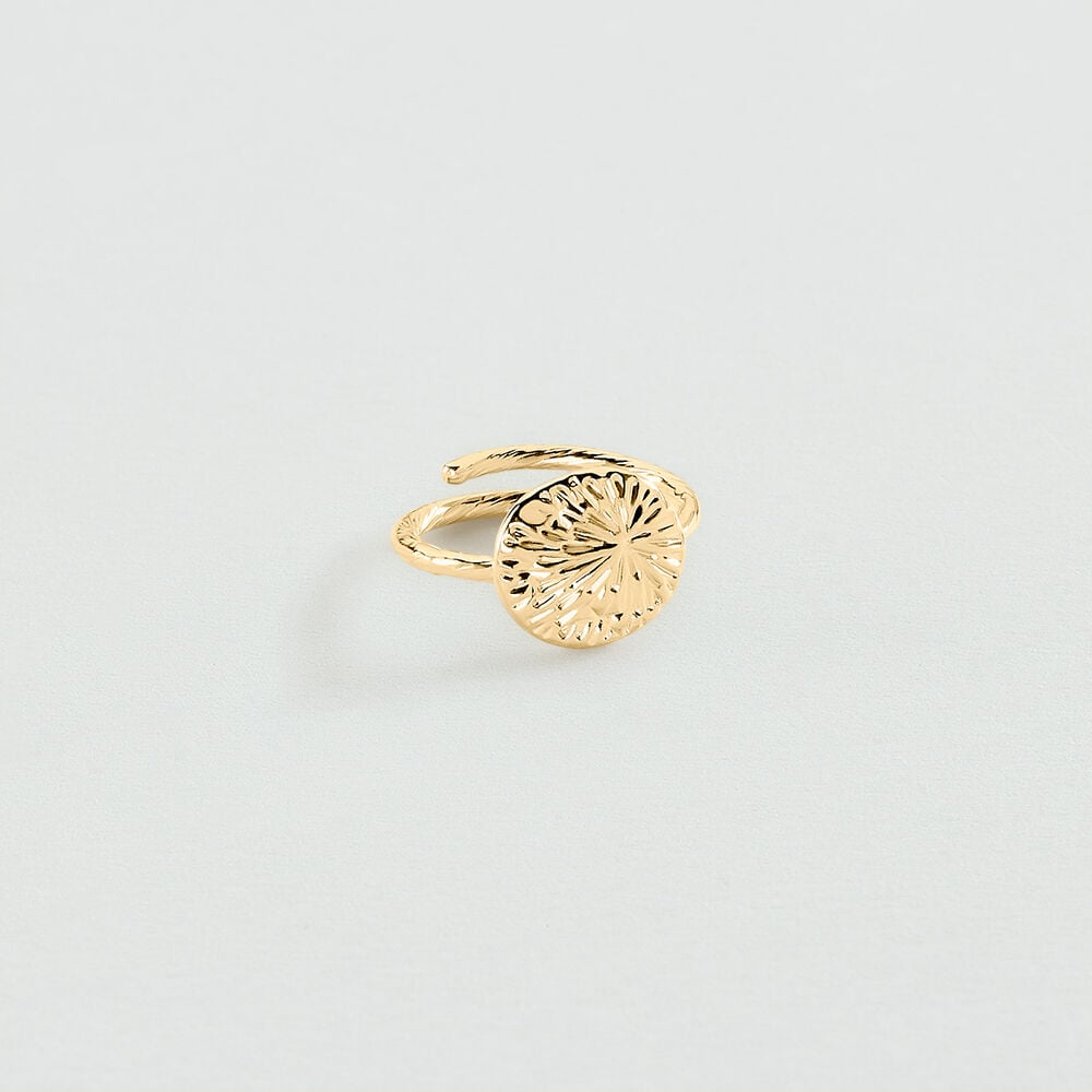 Bague ajustable ASTREE - Dor&eacute; - Bagues ajustables  | Agatha