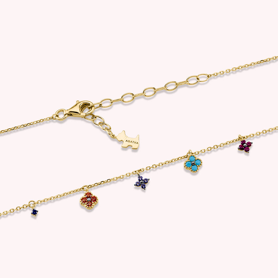 Collier ras du cou BELOVED - Multicolore / Doré - Colliers  | Agatha