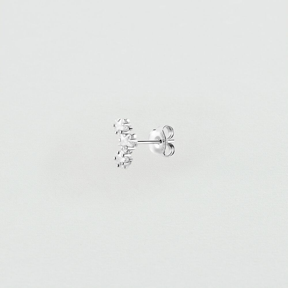 Piercing puce SHINE - Cristal / Argenté - Piercings  | Agatha
