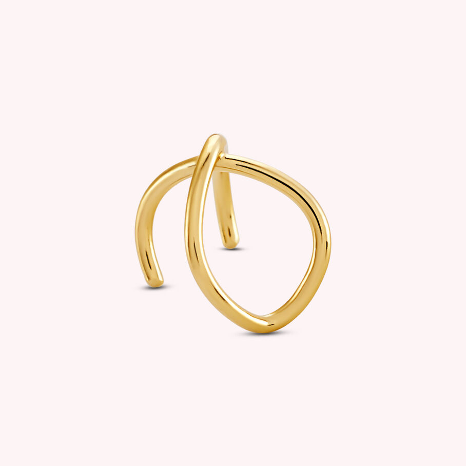 Piercing ear cuff CRUZADO - Doré - Piercings  | Agatha