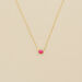 Collier ras du cou ATMA - Nacre /rose - Colliers  | Agatha