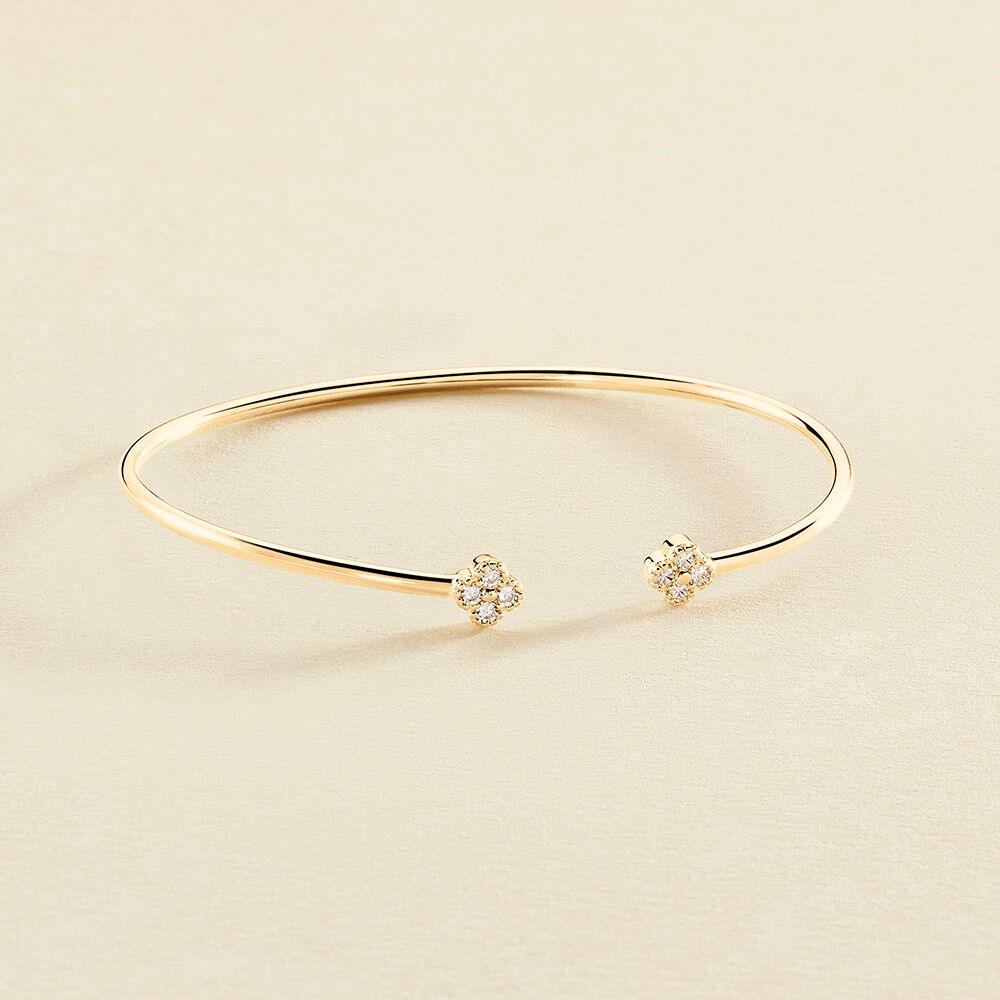 Jonc BELOVED - Cristal / Doré - Bracelets  | Agatha