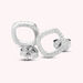 Boucles d'oreilles puces SISSI - Cristal / Argenté - Boucles d'oreilles puces  | Agatha