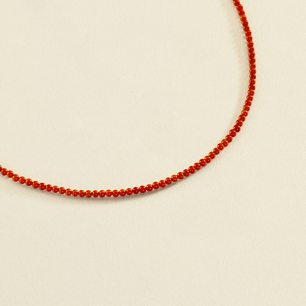 Collier ras du cou TALISMANS - Corail - Colliers fantaisie  | Agatha