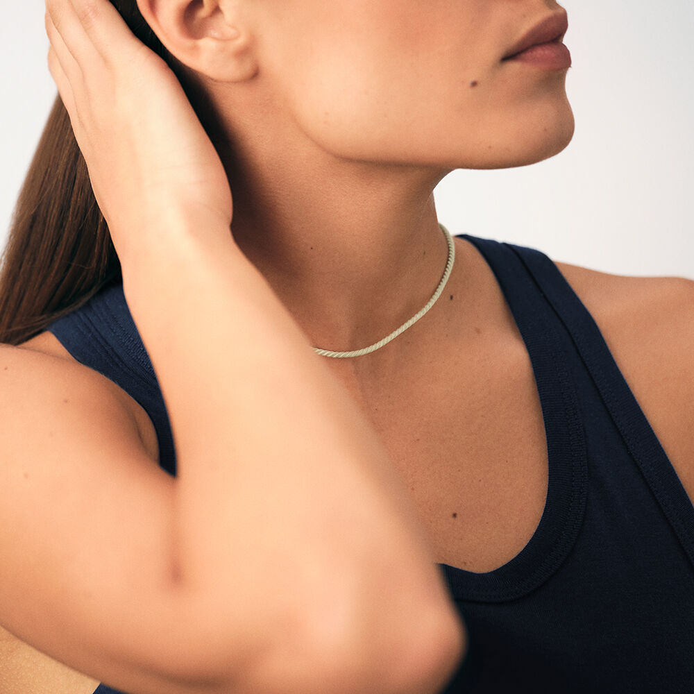 Collier ras du cou CORDON - Turquoise - Colliers fantaisie  | Agatha