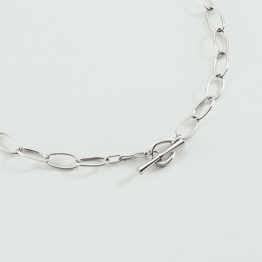Collier mi-long CHAIN - Argenté - Colliers  | Agatha