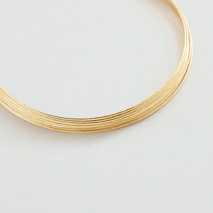 Choker MAAT - Doré - Colliers  | Agatha