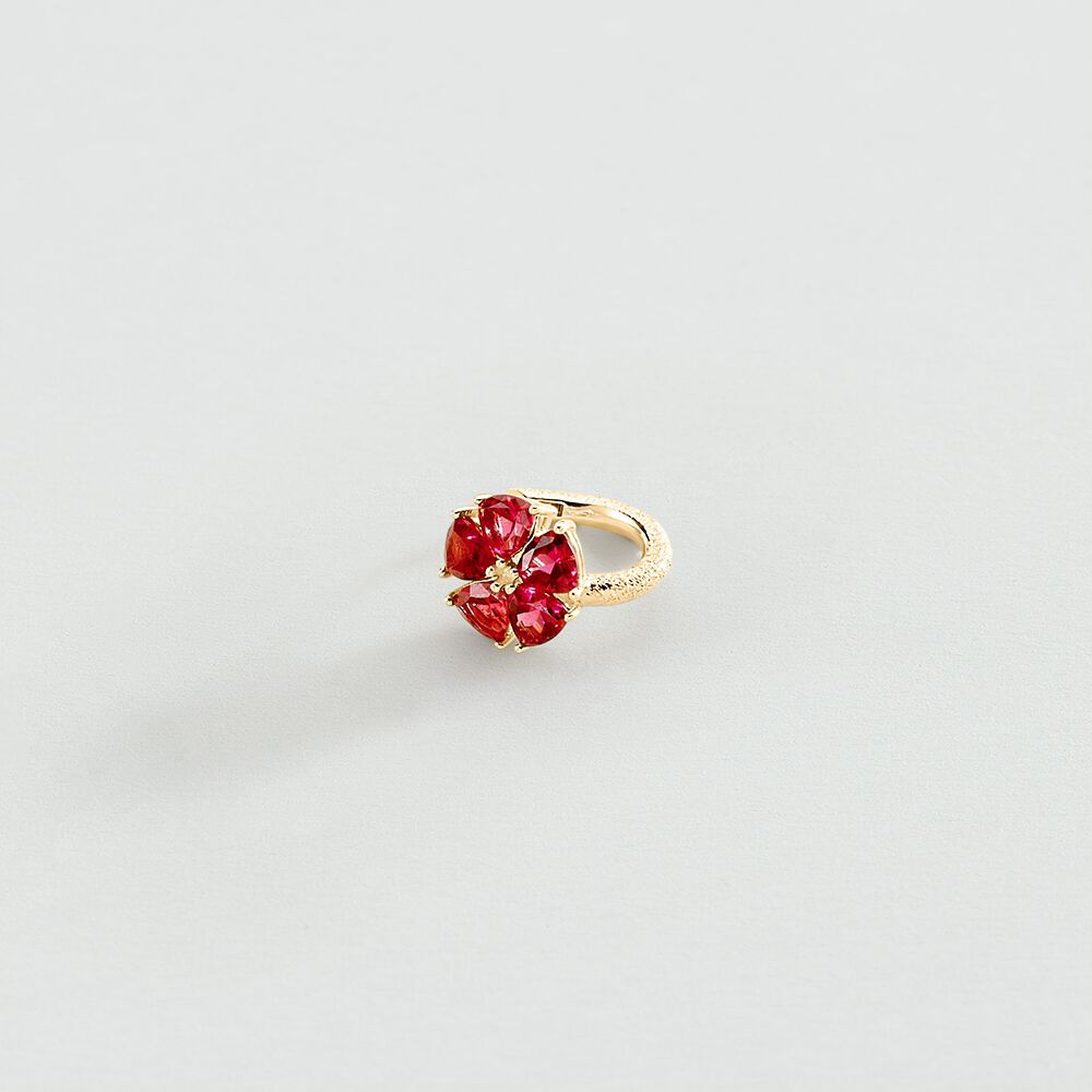 Piercing créole STUNNING - Rose / Doré - Piercings  | Agatha