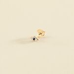 Piercing puce AZUL - Bleu / Doré - Piercings  | Agatha
