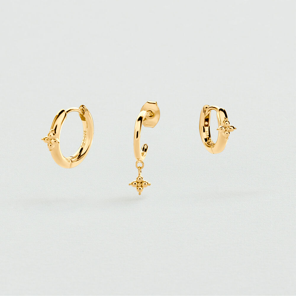 Set de boucles d'oreilles BELOVED MIX & MATCH - Dor&eacute; - Boucles d'oreilles  | Agatha