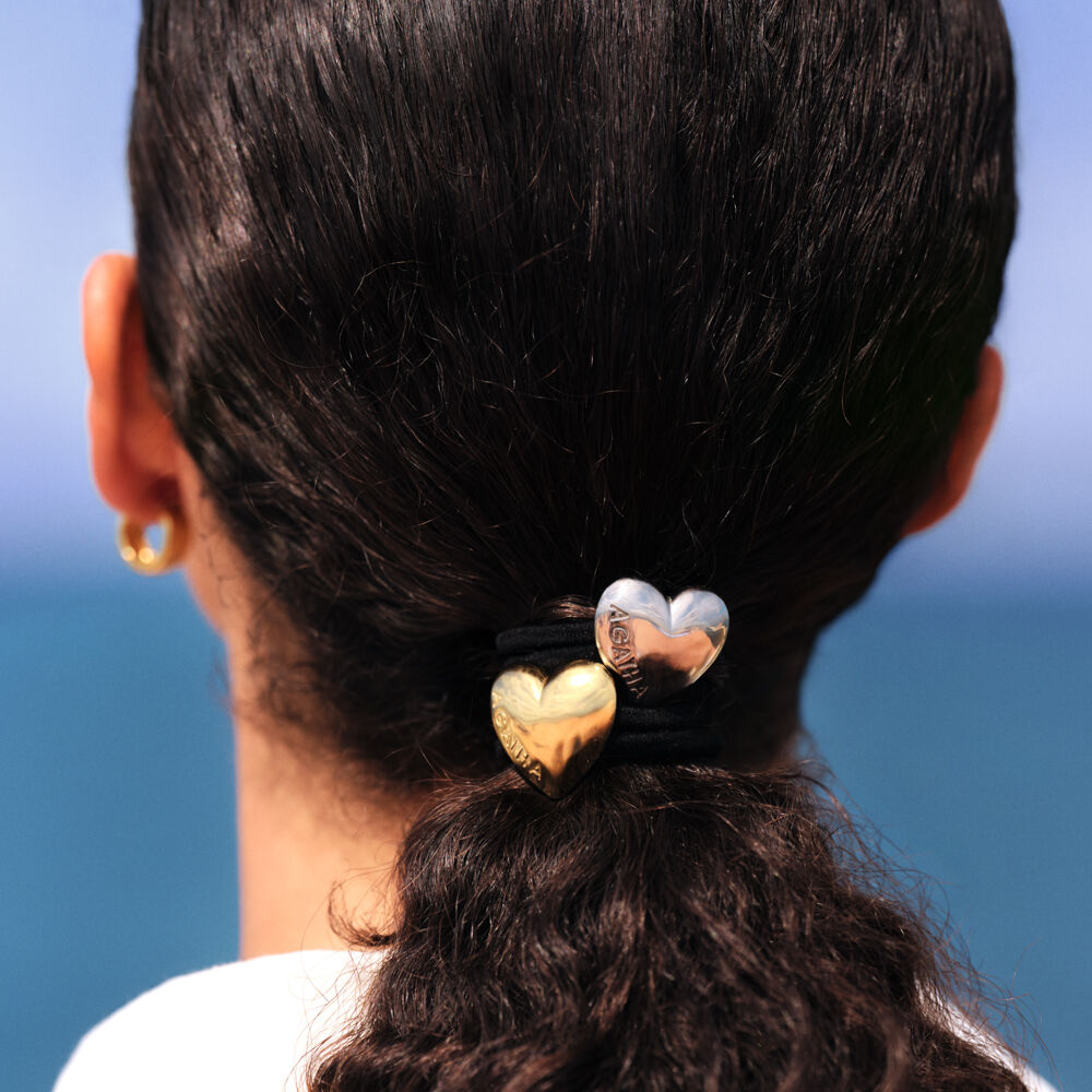 Accessoire cheveux COEUR - Argenté -   | Agatha