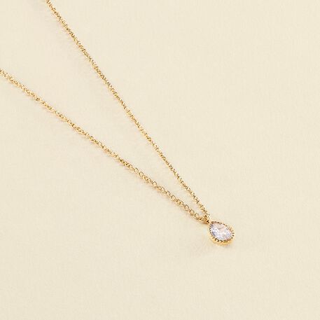 Collier ras du cou PRISMA - Cristal / Doré - Colliers  | Agatha