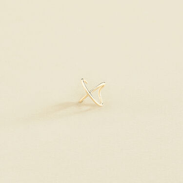 Piercing ear cuff CRUZADO - Doré - Piercings  | Agatha