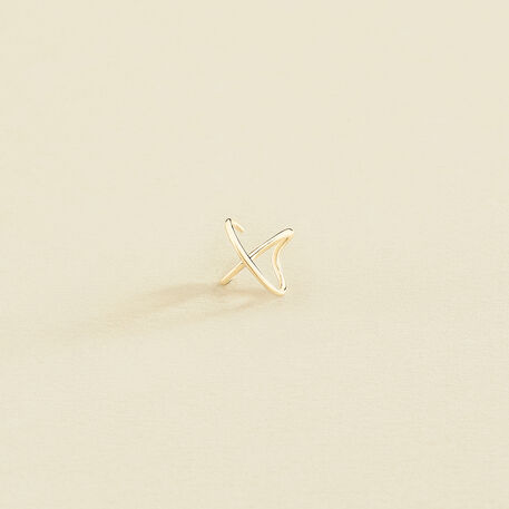 Piercing ear cuff CRUZADO - Doré - Piercings  | Agatha