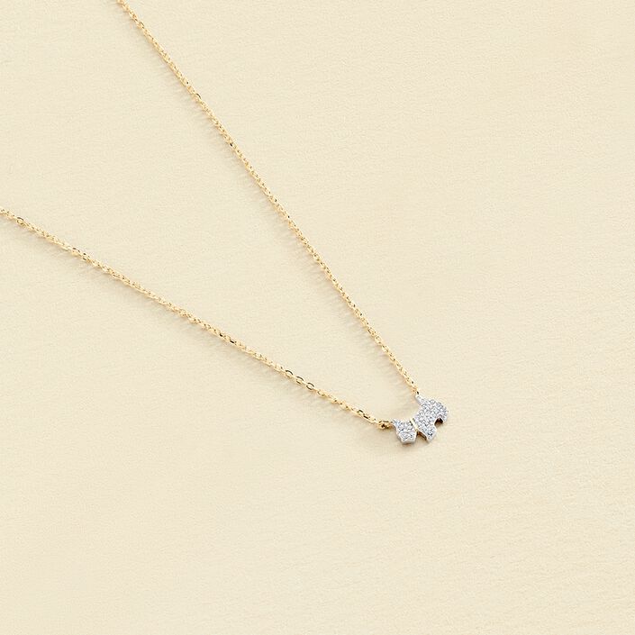 Collier ras du cou MASCOTTE - Argenté / Doré - Colliers  | Agatha