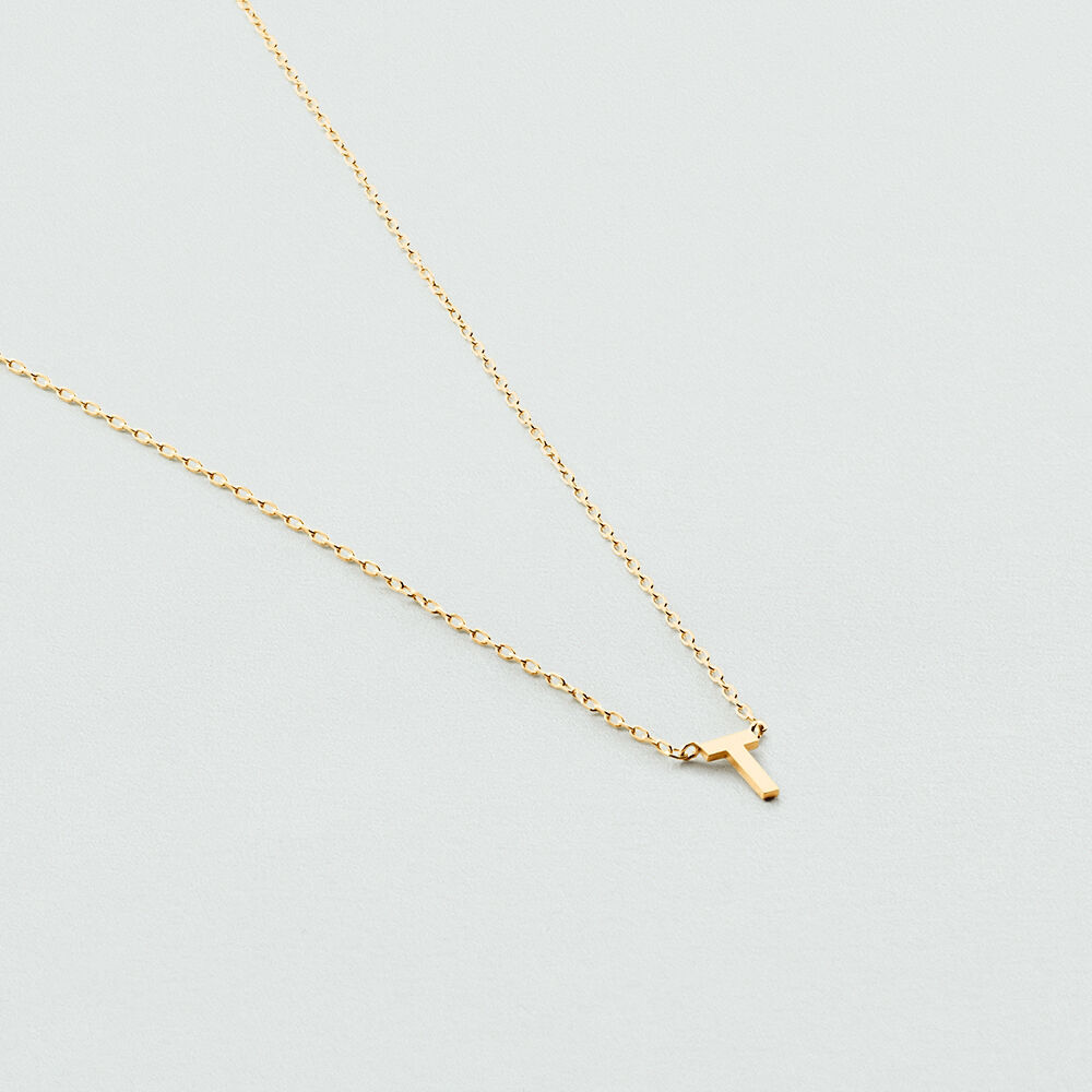 Collier ras du cou ABC - Doré - Colliers fantaisie  | Agatha