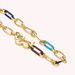 Collier mi-long CHIEN - Multicolore / Doré - Colliers  | Agatha