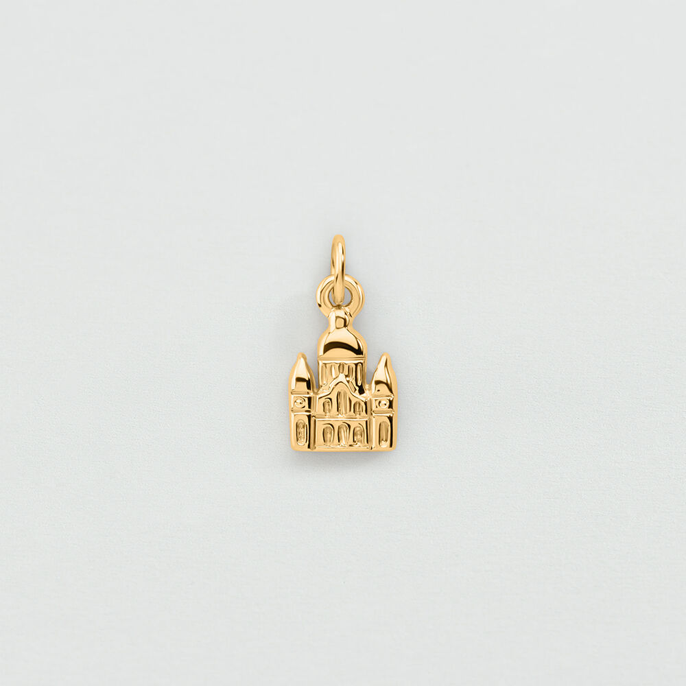 Pendentif SACR&Eacute; COEUR - Dor&eacute; - Tous les charms  | Agatha