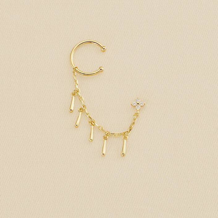 Piercing ear cuff VENUS - Cristal / Doré - Piercings  | Agatha