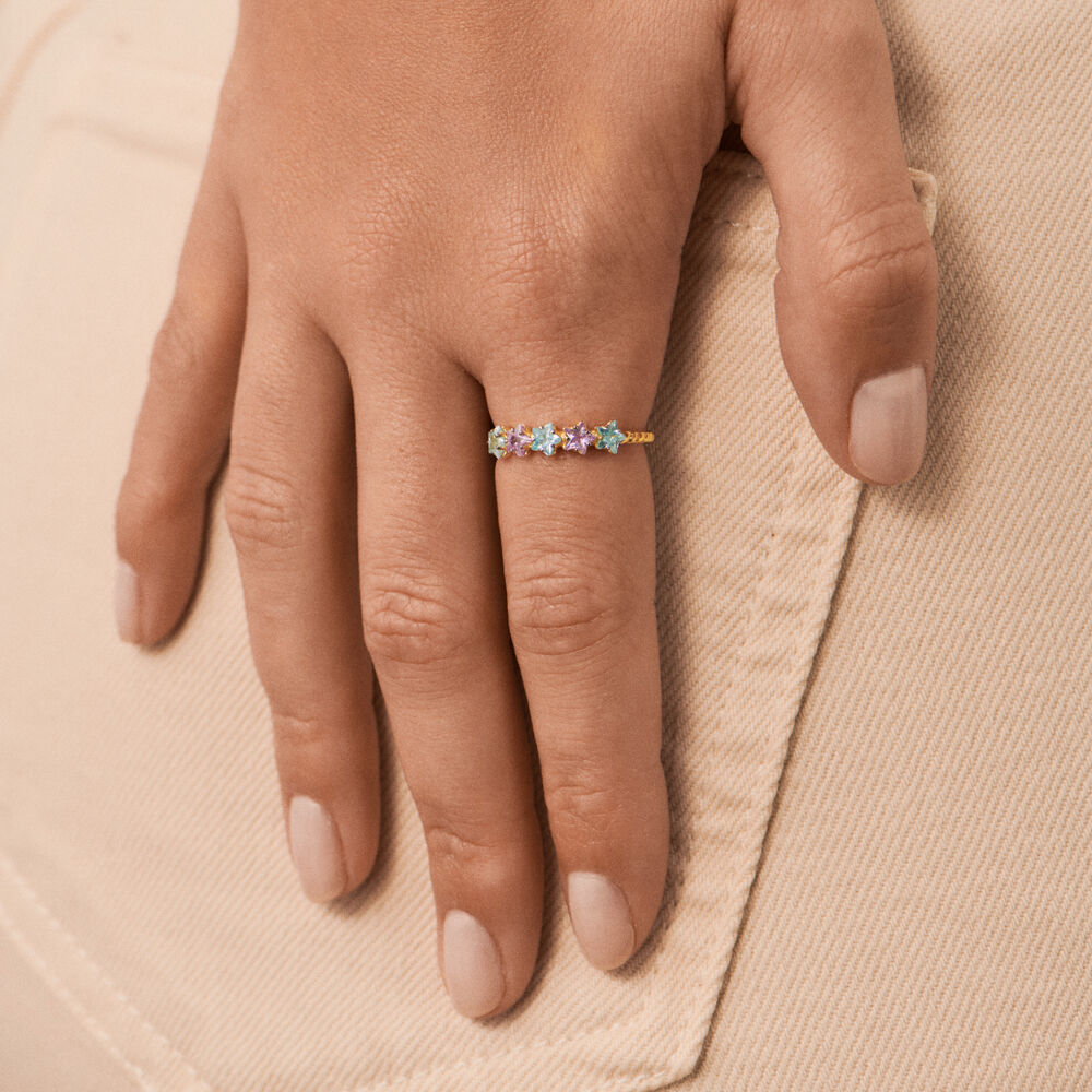 Bague multicolore sales