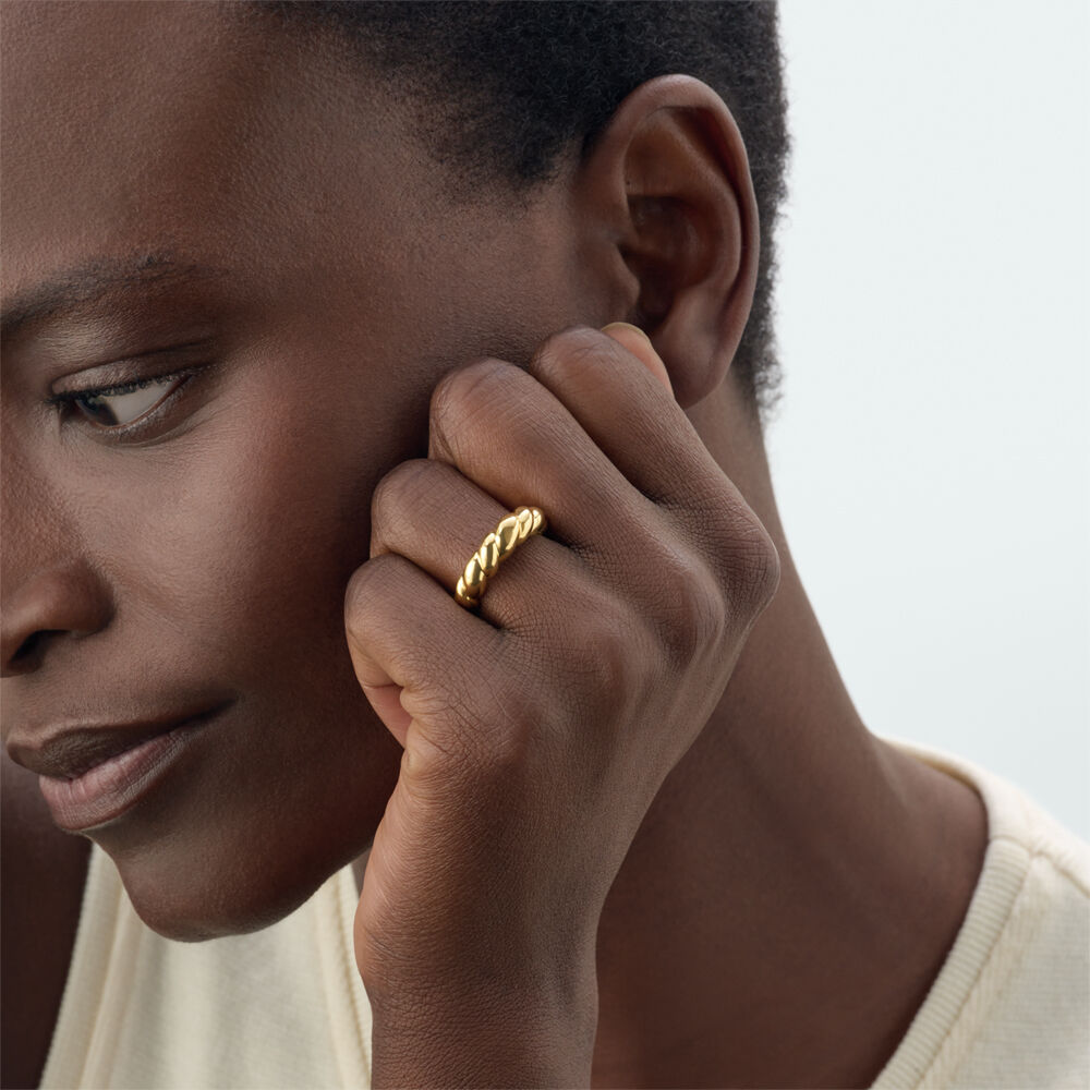 Bague fine RAMATUELLE - Dor&eacute; - Bagues fines  | Agatha
