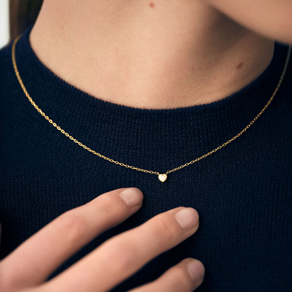 Collier ras du cou ADOREE - Cristal / Doré - Colliers fantaisie  | Agatha