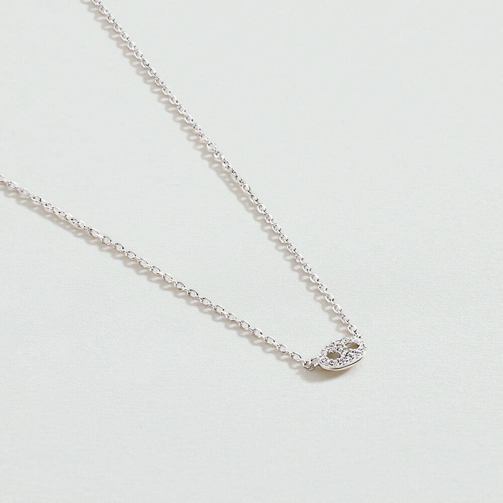 Collier ras du cou ETREINTE - Cristal / Argenté - Colliers fantaisie  | Agatha