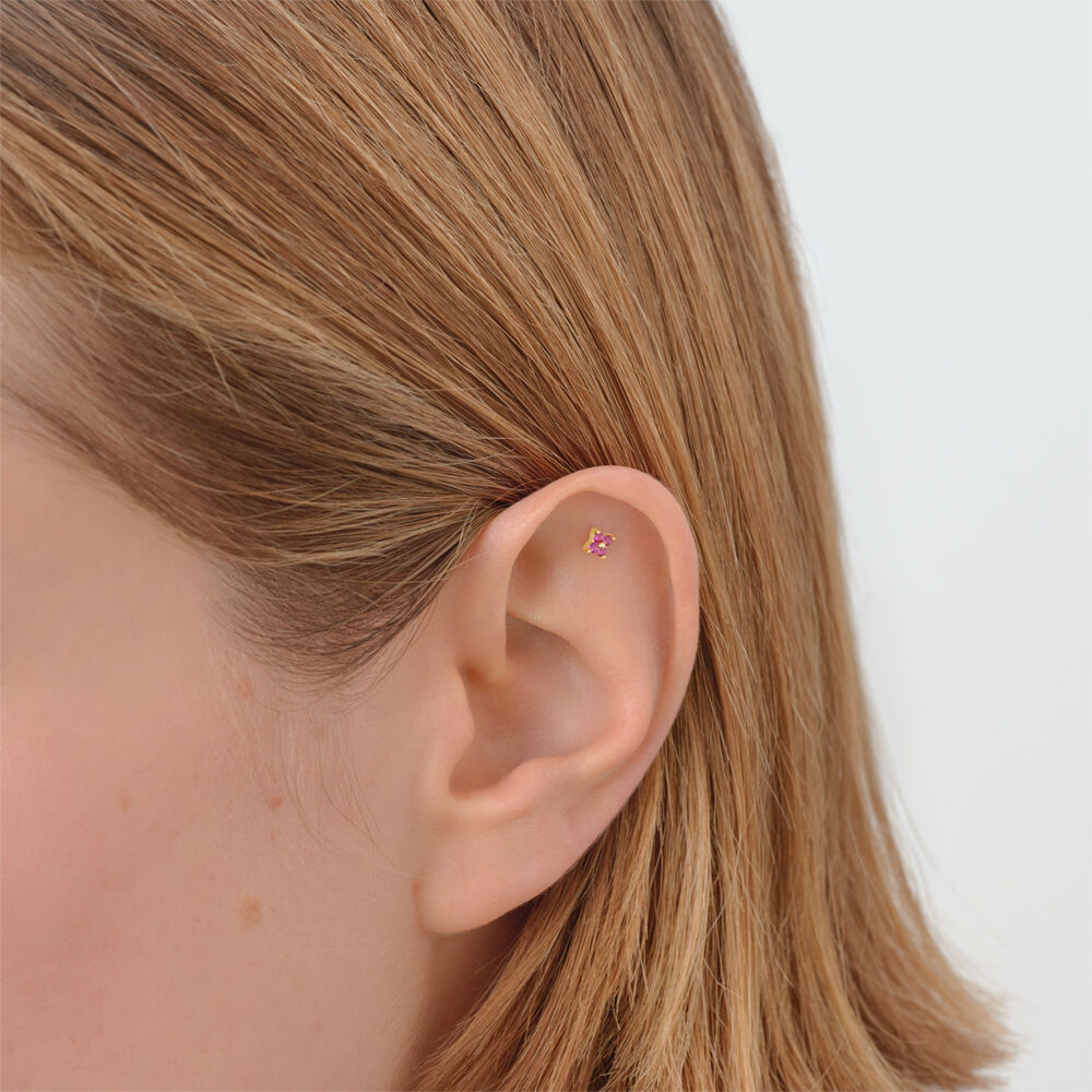 Piercing puce MIX & MATCH - Rose / Dor&eacute; - Piercings  | Agatha