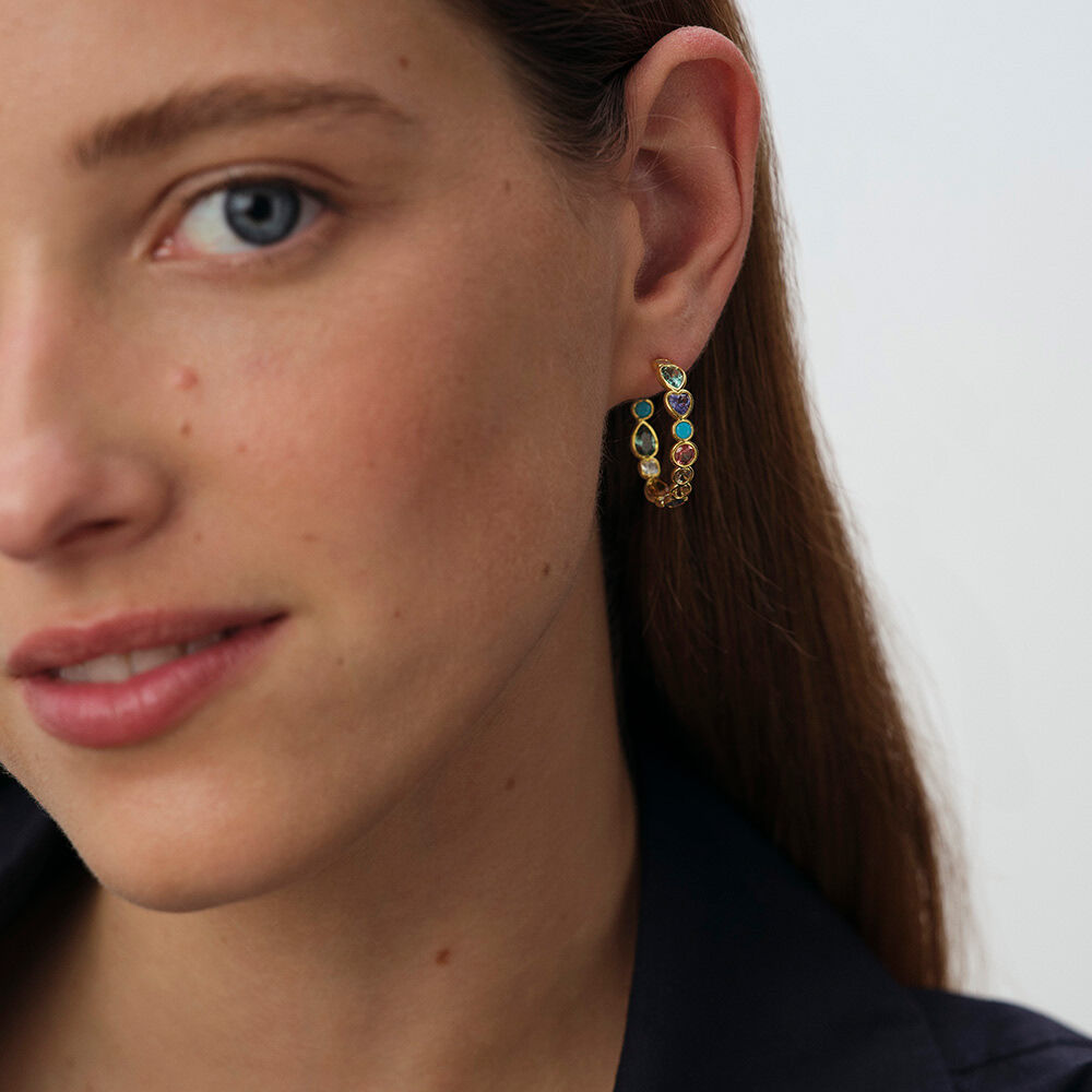 Cr&eacute;oles CANDY - Multicolore / Dor&eacute; - Cr&eacute;oles  | Agatha