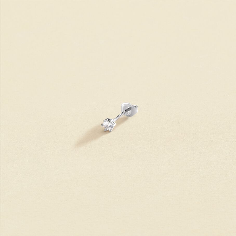 Piercing puce ZIRCON - Cristal / Argenté - Piercings  | Agatha