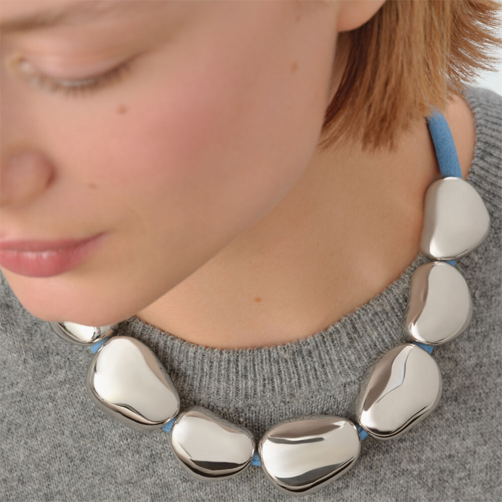 Collier mi-long ODYSS&Eacute;E - Bleu - Colliers mi-long  | Agatha