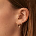 Piercing créole MIX& MATCH - Cristal / Doré - Boucles d'oreilles  | Agatha