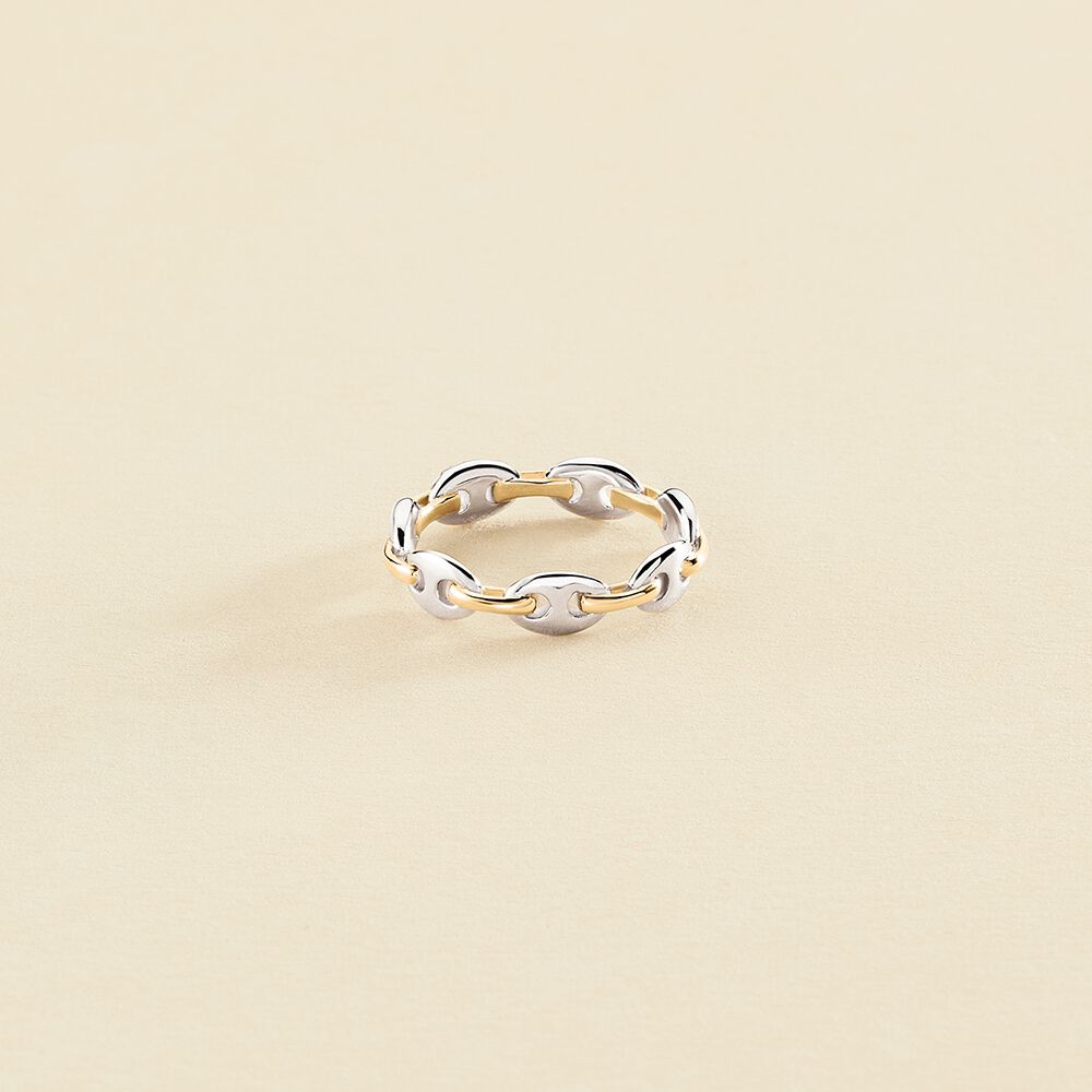 Bague fine ETREINTE - Argenté / Doré - Bagues  | Agatha