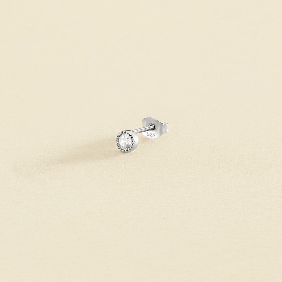 Piercing puce GRAINETTI - Cristal / Argenté - Piercings  | Agatha