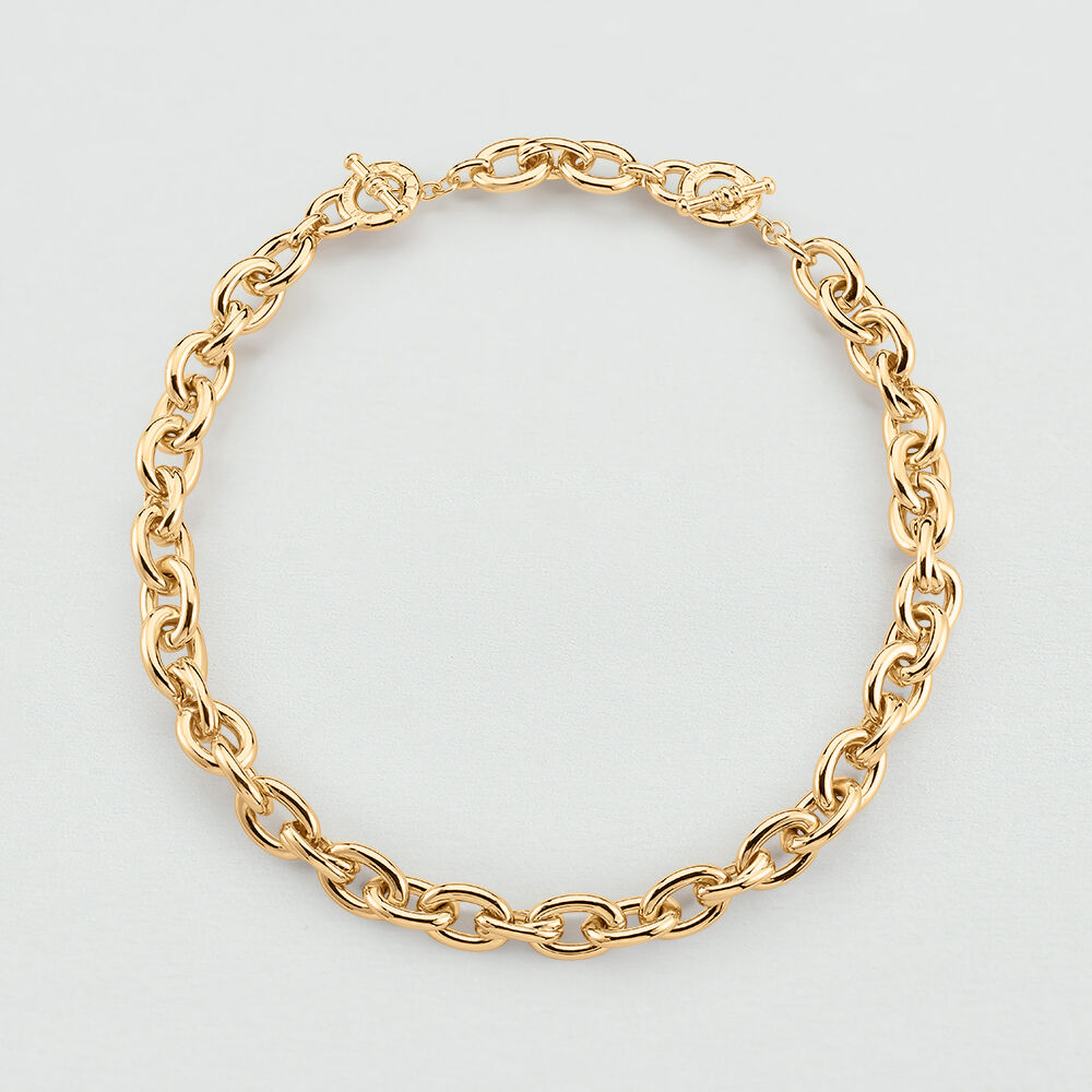 Collier mi-long XOXO - Dor&eacute; - Chaines  | Agatha