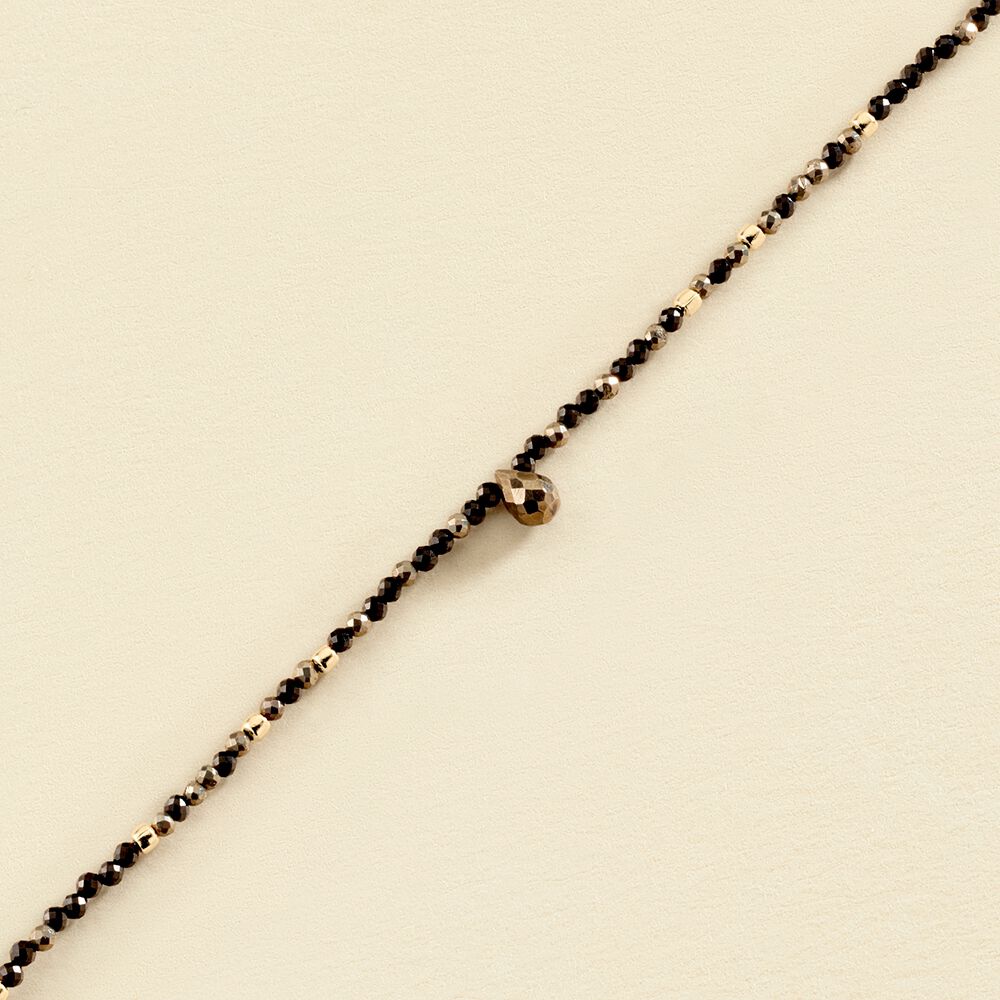 Bracelet souple DIAMONDS - Gun - Bracelets fantaisie  | Agatha